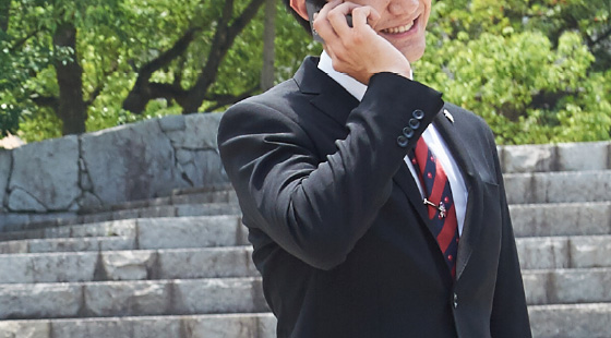 お客様のもとへ訪問